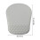 Comfortable Mouse Pad Wrist Support Nonslip Mouse Mat Soft-Gray 4