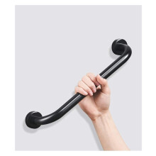 30cm Stainless Steel Black Matte Grab Bar for Bathroom Safety, Nonslip Grip and Concealed Mount Design