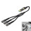 Compacttly Type C USB Extension Cable Fast-usb to 3 typec 3