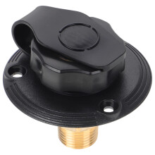 RV Water Inlet with Brass Adapter and Check Valve, Leakproof Camper Fresh Water Fill Port
