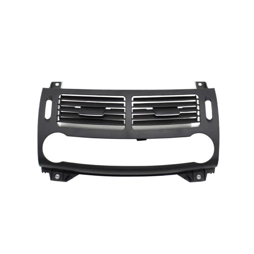 Front Central AC Vent Outlet Panel Cover Replacement for Mercedes EClass W211, Black, 20032008