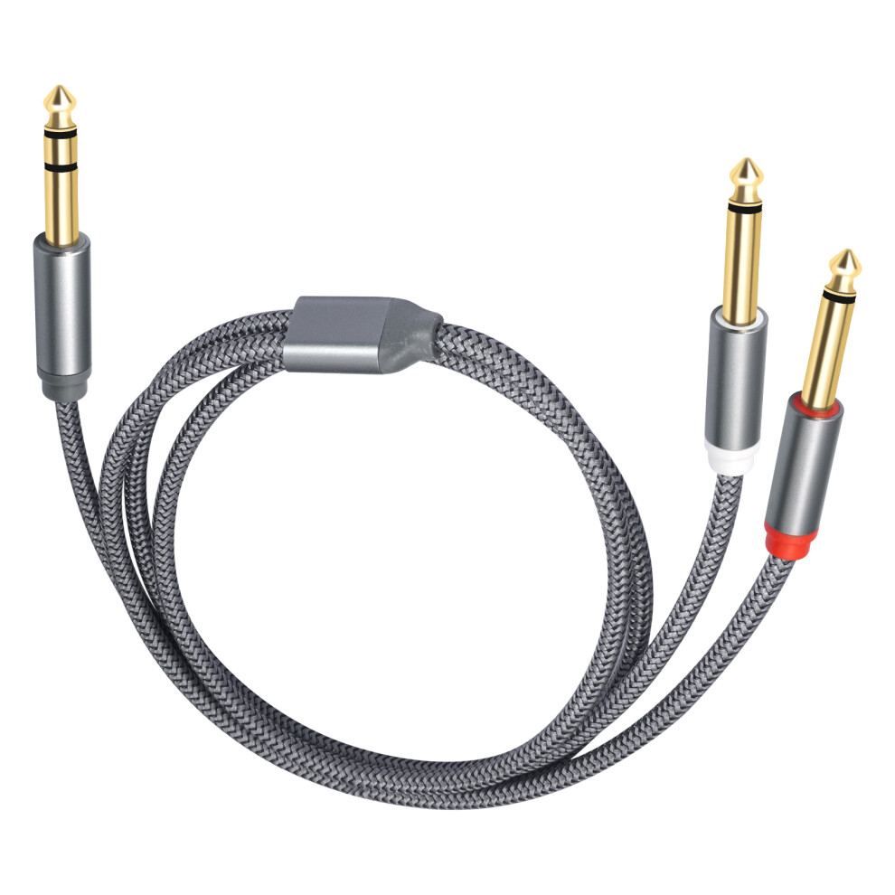 6.35Mm Stereo Male To 2 Mono Male Y Cable With Ofc-3M 7704001107968