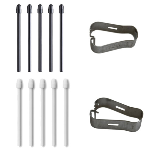 Pack Of 5 Replacement Nibs For Digital Pen Smooth Drawing-White 1