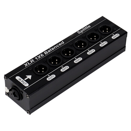 Boîte de Distribution sonore XLR en métal de qualité avec
