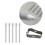 Pack Of 5 Replacement Nibs For Digital Pen Smooth Drawing-White 3