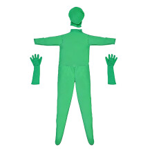 Body complet en polyester avec écran vert pour effet-Vert XL