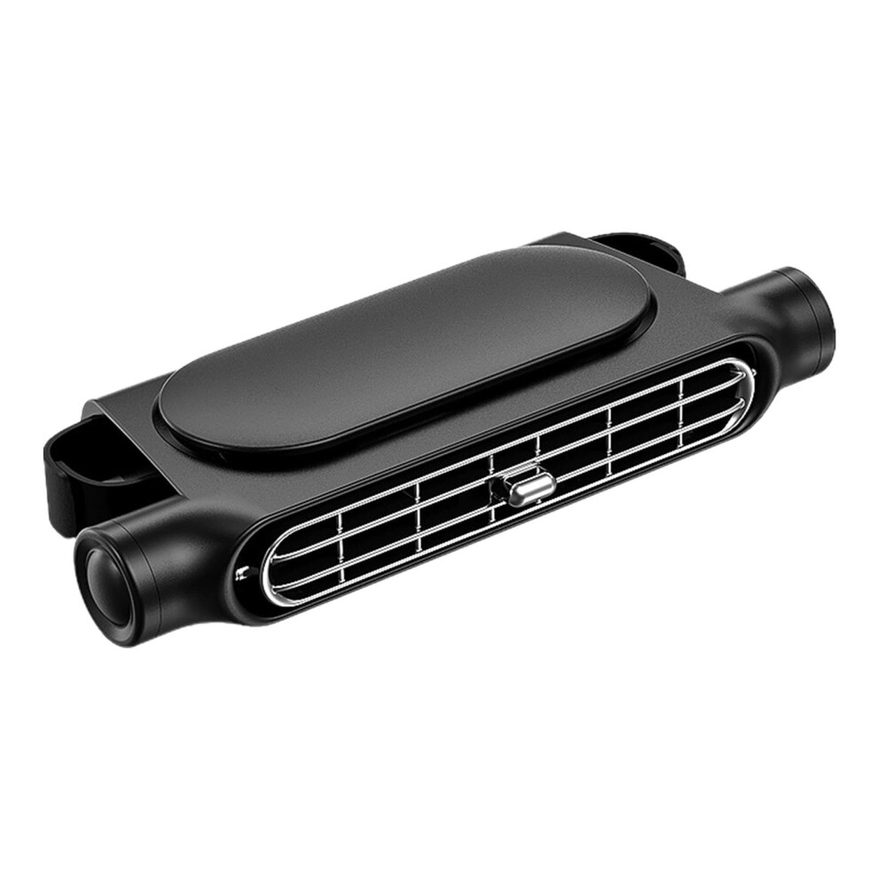 Car Cooling Fan With Fastcooling Dual Turbine, 3Speed Button Control, Adjustable Airflow For Truck Suv Black 9073542246565