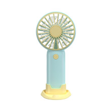 USB Handheld Fan Rechargeable Mini Pocket Cooling Fan with 3 Speed Lightweight Quiet Design for Travel