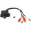 Car Amplifier Bass Remote Control with RCA Input Output, Realtime Gain and Smooth Volume Adjustment 1