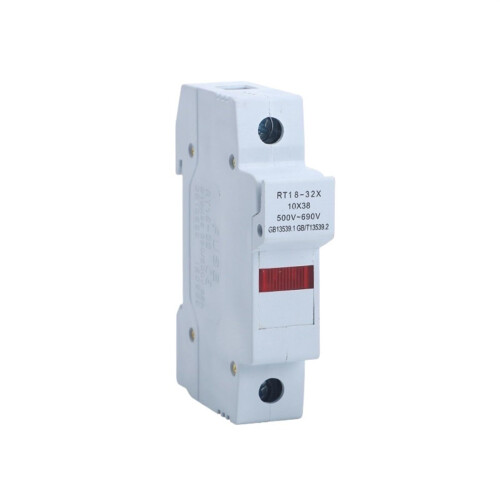 Fuse Holder DIN Rail Mount RT1832X 1P with Indicator Light for Secure Circuit Protection