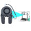 Compacte USB-voedingsventilator, 360 graden draaibaar voor Lab 6
