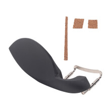 3/4 4/4 Violin Chin Rest Chinrest Wood with Standard Bracket Black