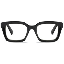 Blue Light Blocking Reading Glasses for Women +2.75, Oversized Square Frame Computer Readers Black