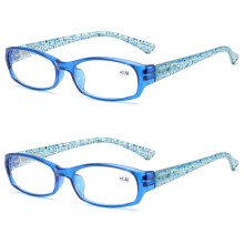 Set of 2 Blue Light Reading Glasses 1.50x Lightweight Blue Frame Readers for Men and Women