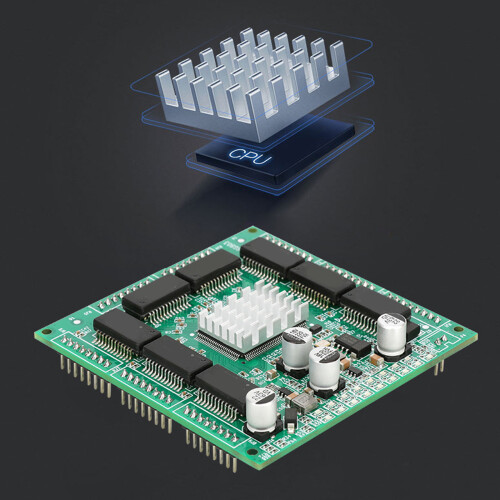 Small Form Factor 8-poorts Gigabit netwerkswitches Module-Pin C 2