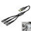 USB Splitter Type C to 2/3 Type C Female Adapters,-1 to 3typec 3