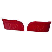 1 Pair L2 R2 Button Cap for Ayn Console Plastic Key-Red