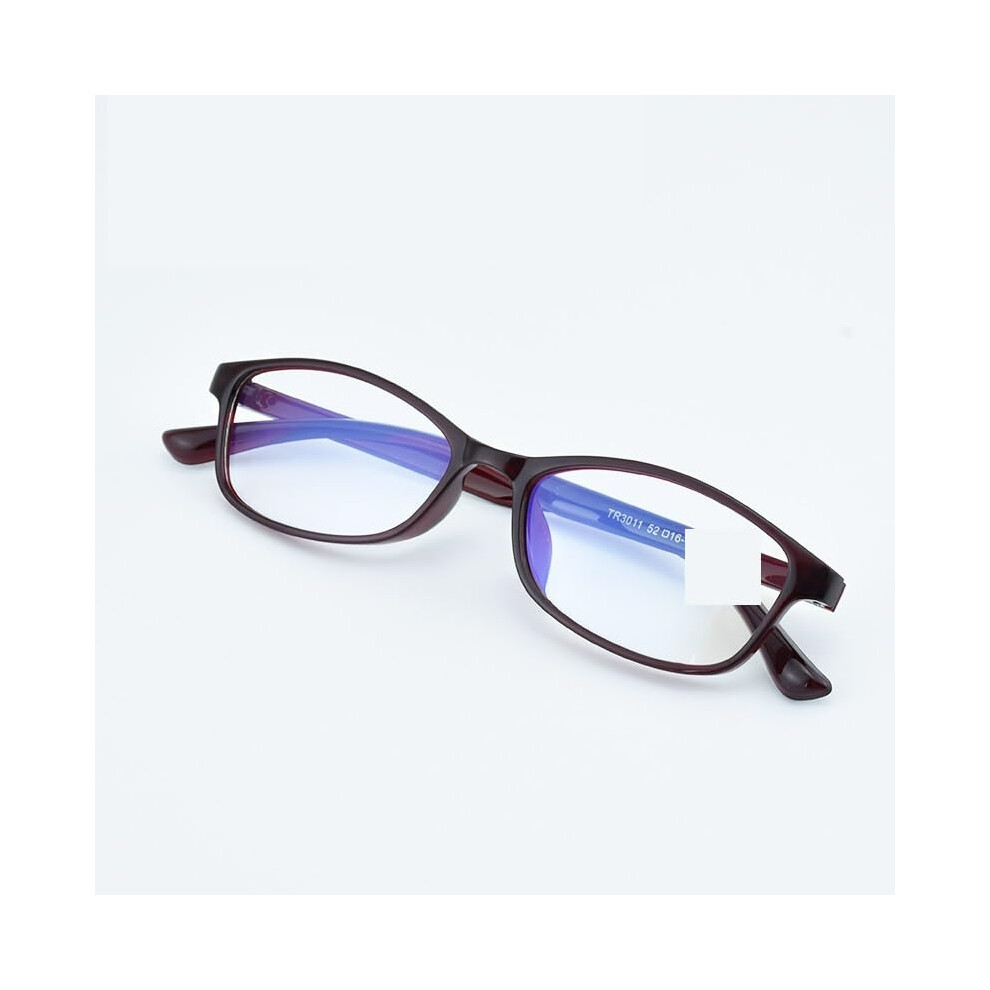 Blue/Light Blocking Reading Glasses +350 C4 Color Ultra Frame Anti Eye Strain Computer Eyewear