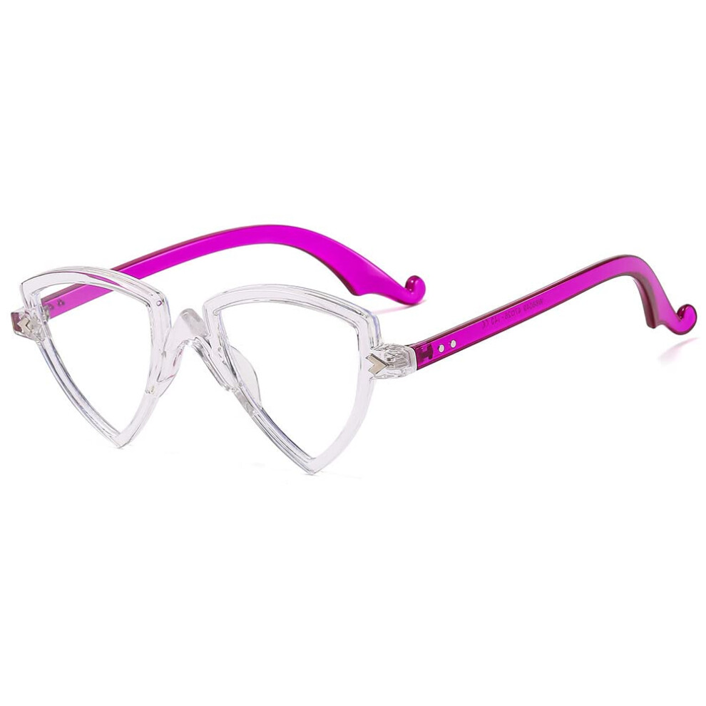 Blue/Light Blocking Reading Glasses For Women +2.00, Stylish Anti Eyestrain Computer Readers B5