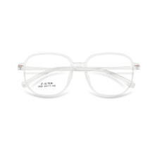 Oversized Blue Light Blocking Reading Glasses +3.50 Ultra Light White Frame for Men and Women
