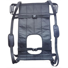 Adjustable Transfer Belt for Patients with Reinforced Handles, Padded Comfort Pad for Wheelchair and Bed Transfers