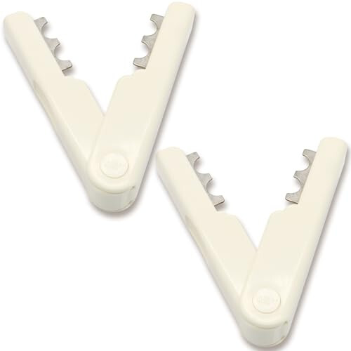 2 Pack Rose Thorn Stripper Tool White, Quick Thorn and Leaf Removal, Protects Hands and Stems
