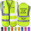 Visibility Safety Vest Class 2 Reflective Work Vest with Pockets Custom  for Construction 1