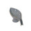 Self Draining Ceramic Soap Dish Gray  Automatic Drain Design Wall Mounted Holder for Bathroom and Kitchen 1