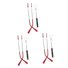 3 Pairs Replacement Eyeglass Temples, Durable Metal Eyeglass Arms, Universal Easy Install Kit