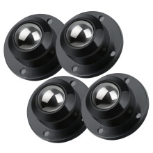 4pcs Adhesive Caster Wheels Mini Swivel Casters 360 Smooth Rotation FloorFriendly for Furniture