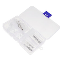2 Sets Eyeglass Kit with Screws and Nose Pads, Precision Tools for Sunglasses Maintenance