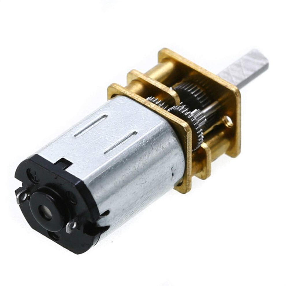 N20 Micro Gear Motor 3V 15Rpm Metal Gearbox Dc Mini Motor Torque Slow Speed For Diy Projects 9310869640042