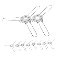 10pcs Lampshade Spring Clip Holders, Durable Metal Secure Grip for Table and Pendant Light Shade Fixing