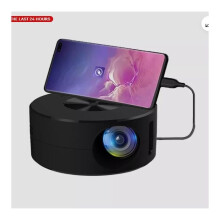 Mini-LED-Projektor, tragbar, WLAN, Heimkino, Android TV, Bluetooth, USB, 1080p, Etikett