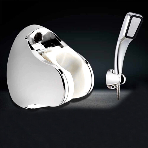 Adjustable Shower Head Holder with Adjustable Angle Control, Wall Mounted Handheld Shower Bracket for Bathroom 1