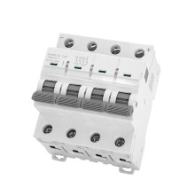 40A 4 Pole 1000V DC Circuit Breaker Solar DC MCB with Overload Short‑Circuit Protection DIN Rail Mounted