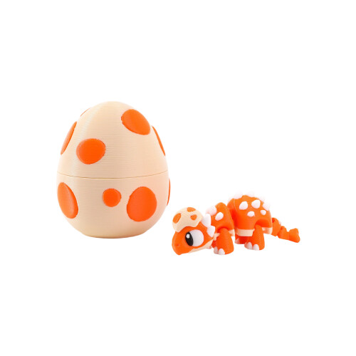 3D Printed Dinosaur Eggs With Dinosaur Inside,Articulated-A 4