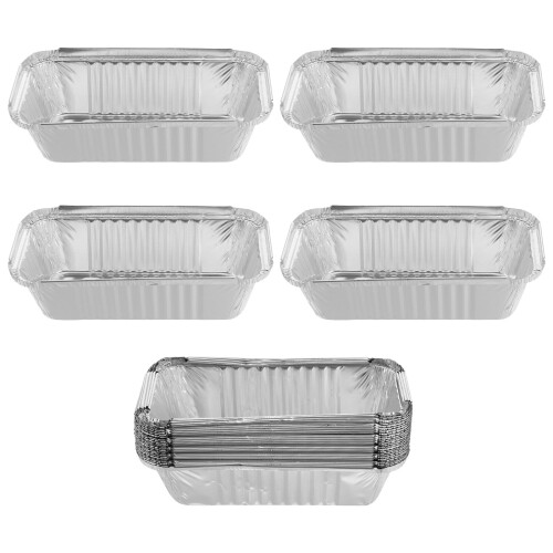 Bacinelle Kuyiluo in alluminio per grill25 pezzi