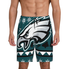 Korte pysjamasbukser for menn med Eagles Football-logo