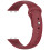 Flexible Quick Change Silicone Straps Adjustable Fit-wine red 1