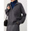 Women'S Cable Long Sleeve Sweaters Tops Solid Lapel V Neck Knit Casual Soft Pullover Shirt Grey M 3