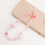 3PCS Beaded Phone Charm Set – Cute Short Strap for Bag and Purse with Easy Attachment Loop 5