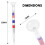 Donemore Golf Tees Plastic 83mm Onbreekbaar Grootverpakking 2