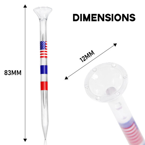 Donemore Golf Tees Plastic 83mm Onbreekbaar Grootverpakking 1