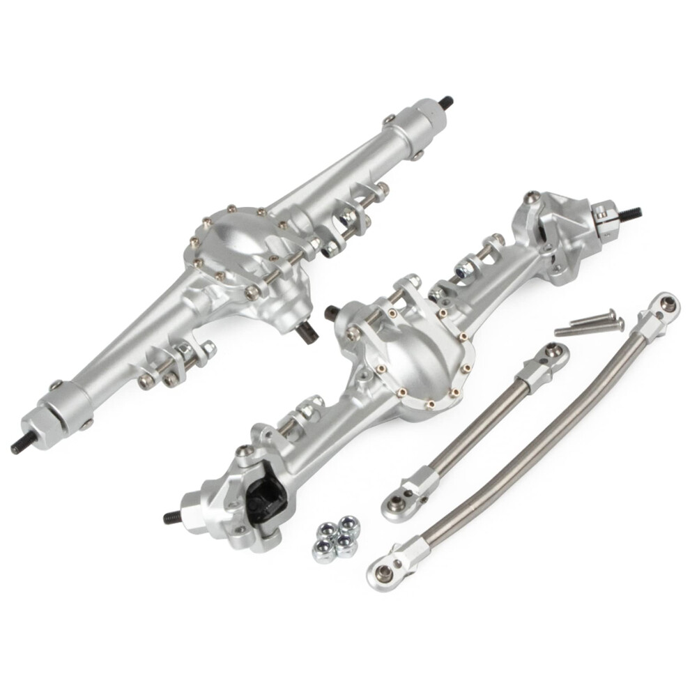 Aluminum Axle Set Cnc Front Rear Upgrade With Hardened Steel Gears For Scx10 Ii 1/10 Rc Crawler 9330225632849