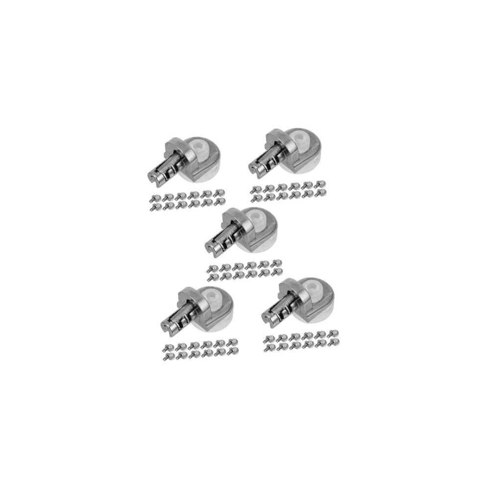 120Pcs Heavy Duty Shelf Pins Zinc Alloy Cabinet Shelf Support Pegs With Secure Suction Grip 9073542249207