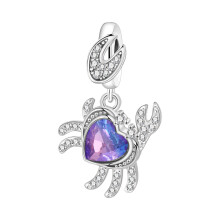 Exquisite Sea Animal Pendant Silver Plated Marine Life-1104