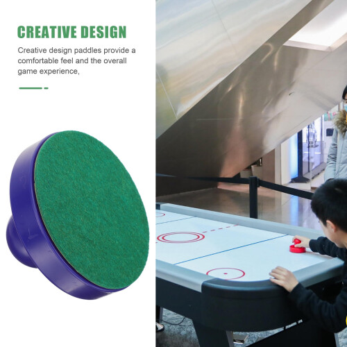 Gioco da tavolo con disco da hockey e racchette di plastica 2