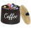 Langlebige Kaffeefilter-Organizer aus Holz mit-Schwarz 2 1