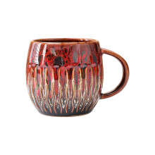 Tasse à boire en céramique polyvalente de 20 onces, idéale-Rouge
